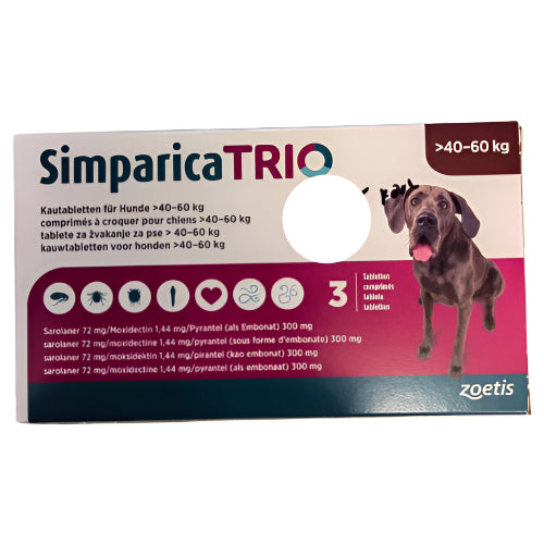 Simparica trio zaštita od parazita za pse