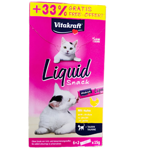 Vitakraft Liquid Snack - Ukusan i zdrav dodatak ishrani za vašu mačku!