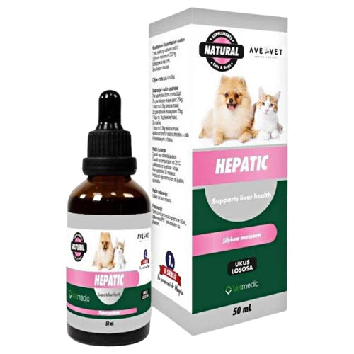 Avevet Hepatic Suplementi Ukus Lososa 50ml