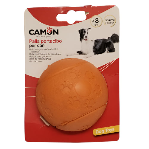 Camon TPR Loptica sa Prorezima za Poslastice – 8 cm