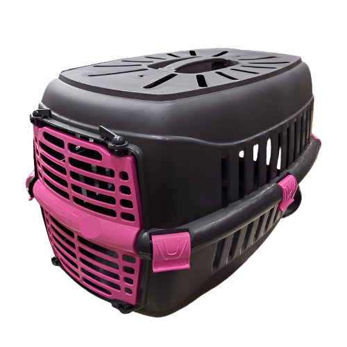 Capito Black Plastični Transporter sa Roze Vratima