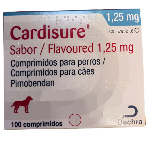 Dechra Cardisure za lečenje srčanih oboljenja kod pasa 1.25mg, 10 tableta