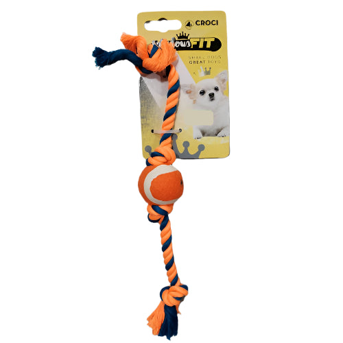 Croci Palla Tennis 16 cm - Igračka za pse u narandžasto-plavoj boji