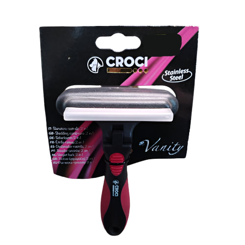 Croci Vanity 2-u-1 češalj za uklanjanje poddlake