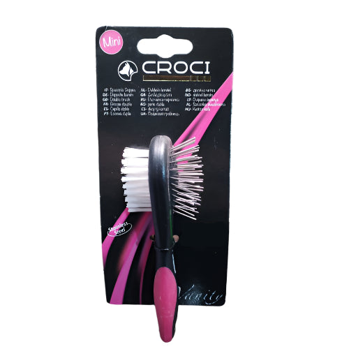 Croci Vanity dvostrana četka za pse i mačke – mini