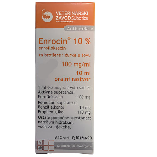 Enrocin 10 ml veterinarski antibiotik