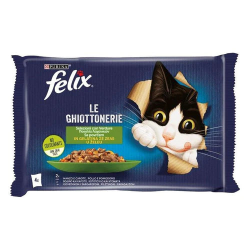 Felix 4x85 g Govedina Sa Povrćem U Želeu