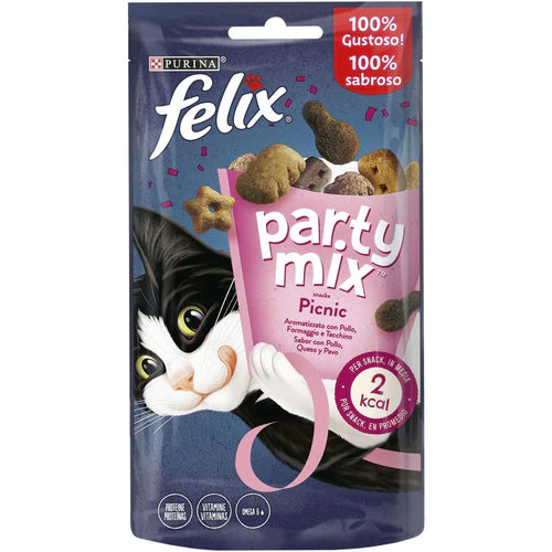 Felix Party Mix 60 g - Piletina, Sir, Ćuretina