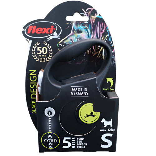 Flexi Black Design S – Automatski Povodac (Kanap 5m)