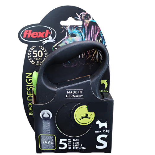 Flexi Black Design S – Automatski Povodac (Traka 5m)