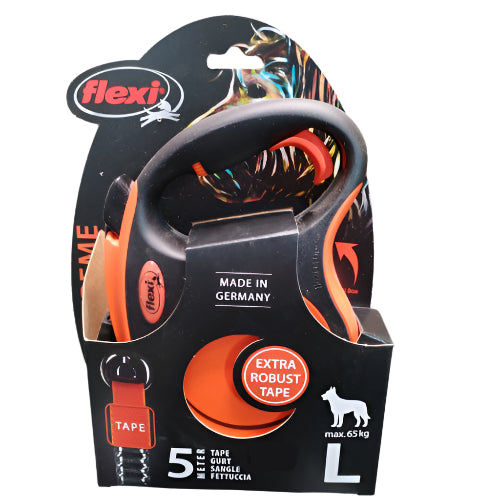 Flexi Xtreme L – Automatski povodac sa ojačanom trakom (5 m)