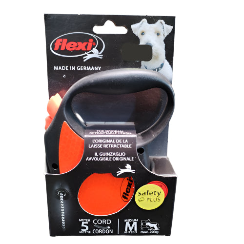 Flexi New Neon M – Automatski povodac sa kanapom (5 m)