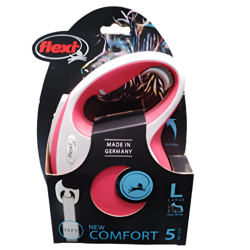 Flexi New Comfort L – Automatski povodac sa trakom (5 m)