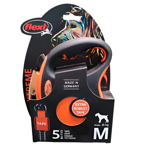 Flexi Xtreme M – Automatski povodac sa ojačanom trakom (5 m)