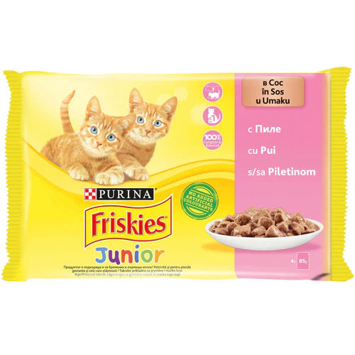 Friskies 4x85 g Junior Piletina U Sosu
