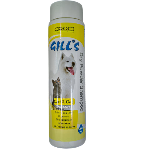 Gills Dry Powder Shampoo - Suvi šampon u prahu za pse i mačke (200g)
