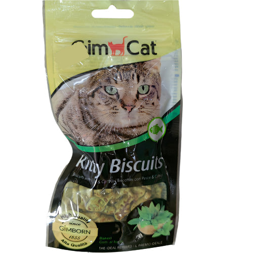 GimCat Kitty Biscuits - Hrskave Poslastice sa Mačijom Travom za Mačke
