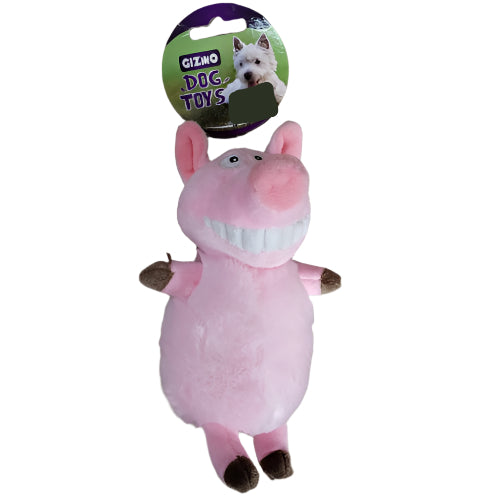 Gizmo plišana igračka za pse – Roze prase, 21 cm