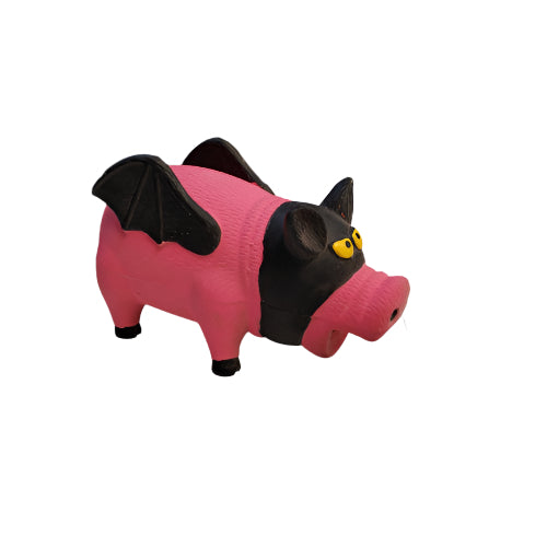 Gizmo Latex Igračka za Pse – Prase Betmen, 16 cm
