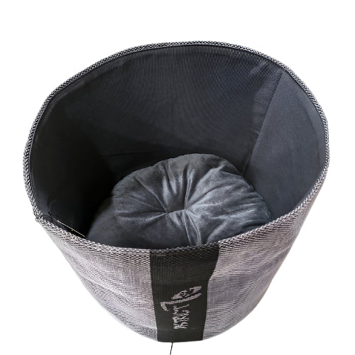 Orange Petbrands District 70 Cozy krevet za Pse i Mačke – Tamno Siva, 35x35x30 cm