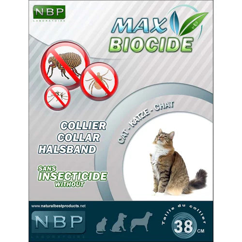 Max Biocide Ogrlica Protiv Parazita Za Mačke 42cm