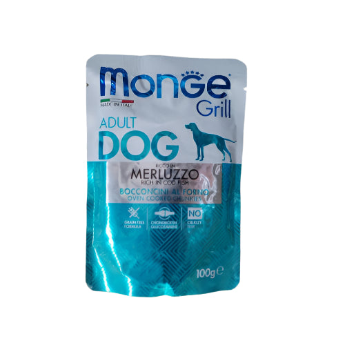Monge Grill Sos za Pse 100g - Sočne Komadiće Mesa u Ukusnom Sosu