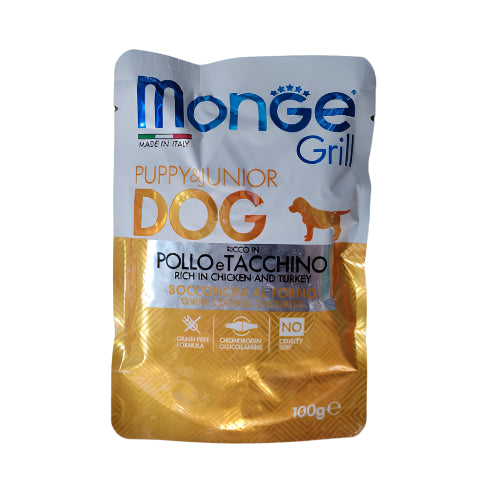 Monge Grill Sos za Pse 100g - Sočne Komadiće Mesa u Ukusnom Sosu
