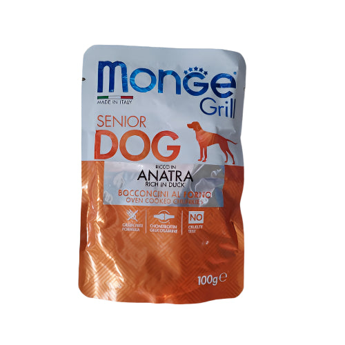 Monge Grill Sos za Pse 100g - Sočne Komadiće Mesa u Ukusnom Sosu
