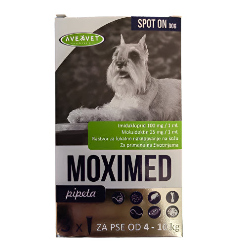 Moximed Spot-On Za Pse Protiv Unutrasnjih I Spoljnih Parazita