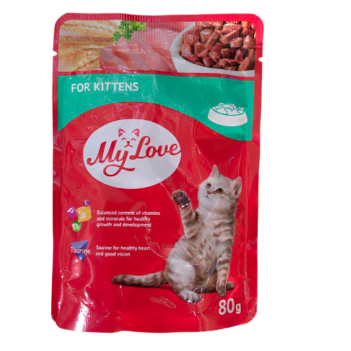 My Love Sos za Mačke 100g - Sočni Komadići Mesa u Ukusnom Sosu