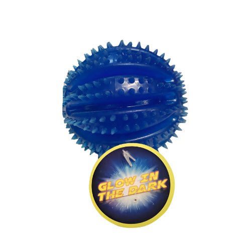 Nobby Glow in the Dark Plava Loptica za Pse