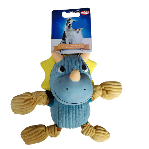 Nobby Dog Latex Dino – Plava lateks igračka za pse 22 cm
