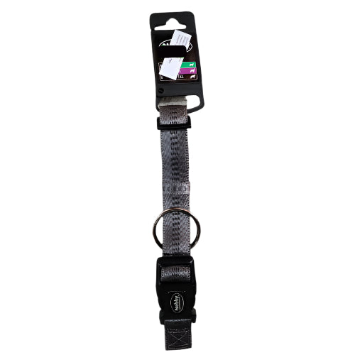 Nobby Soft Grip ogrlica za psa - siva