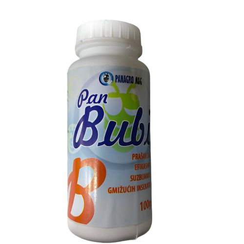 Pan Bubi Prašak 100g - Sredstvo za Kontrolu Buva i Krpelja kod Pasa i Mačaka