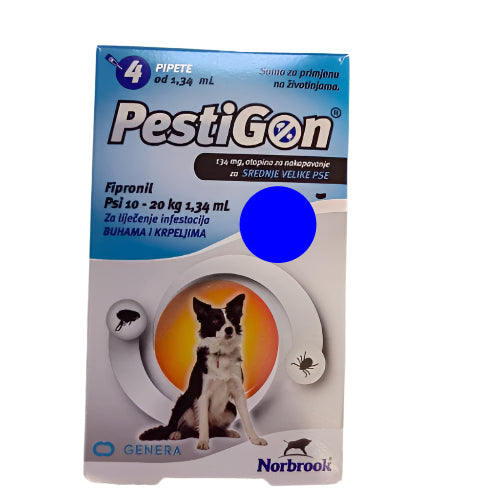 Pestigon spot-on za pse protiv buva i krpelja