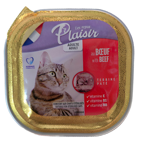 Plaisir Pašteta za Mačke 100g - Ukusna i Zdrava Vlažna Hrana