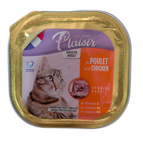Plaisir Pašteta za Mačke 100g - Ukusna i Zdrava Vlažna Hrana