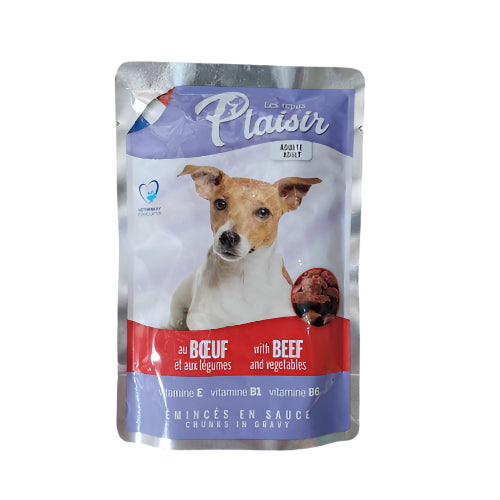 Plaisir Sos za Pse 100g - Vlažna Hrana u Ukusnom Sosu