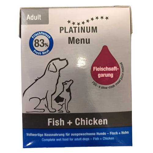 Platinum Menu – Vlažna hrana za pse (83% mesa) fish-chicken