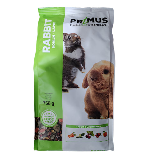 Primus Hrana za Zečeve 750g – Potpuna ishrana za zdravlje vašeg ljubimca