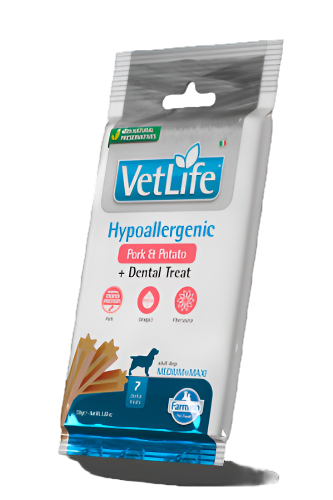 VetLife HypoAllergenic Dental Dog - Svinjetina I Krompir