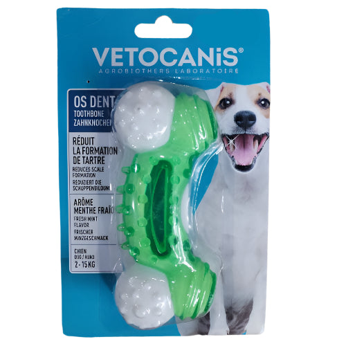 Vetocanis Toothbone Fresh Mint – Dentalna Igračka za Pse 2-15 kg