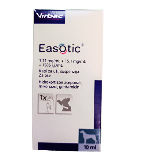 Virbac Easotic kapi za uši 10 ml