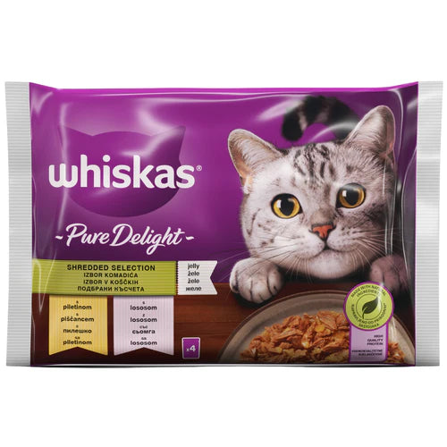 Whiskas 4x85 g - Pure Delight Piletina U Želeu