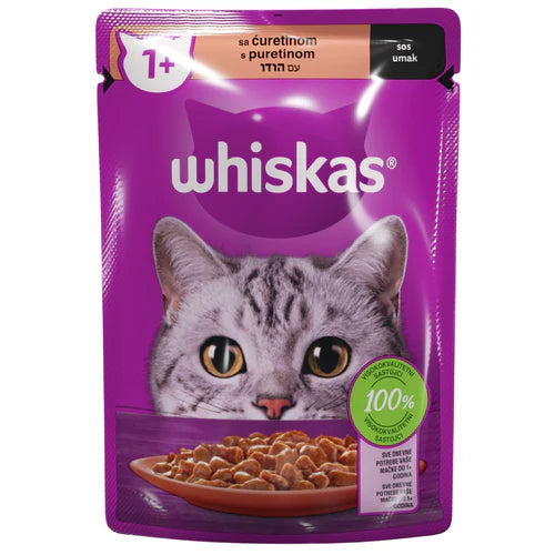 Whiskas 85 g - Ćuretina U Sosu