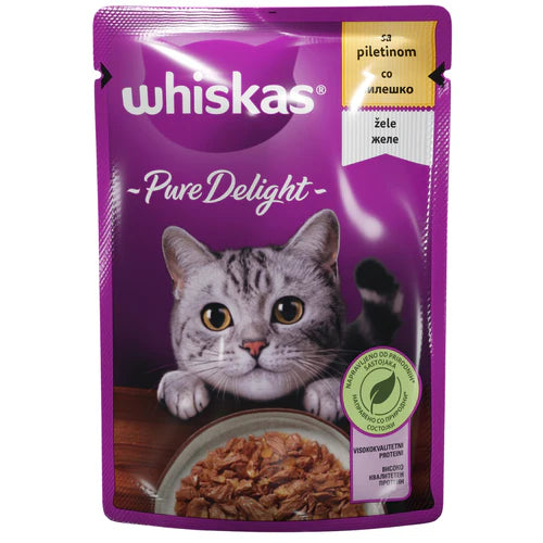 Whiskas 85 g - Pure Delight Piletina U Želeu