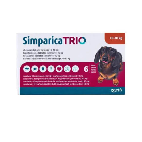 Simparica trio zaštita od parazita za pse