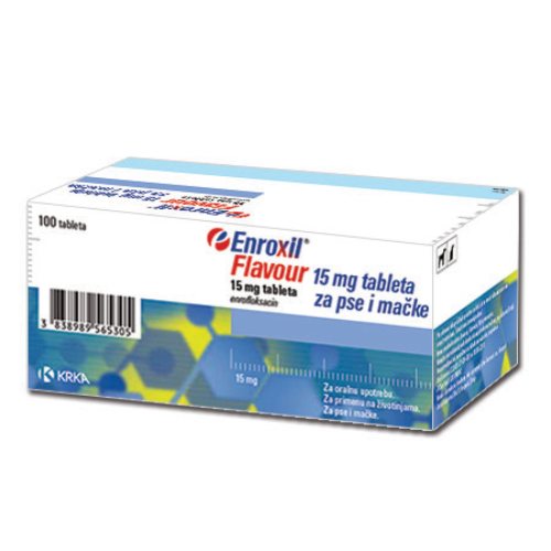 Enroxil Flavour 15 mg tablete za pse i mačke 10 tableta