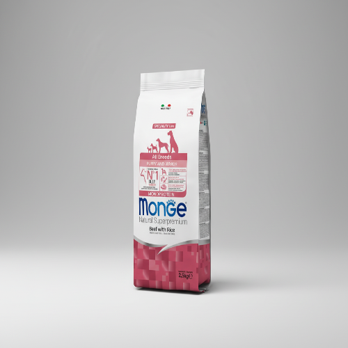 Monge All Size Puppy Beef  – hrana za štence sa govedinom