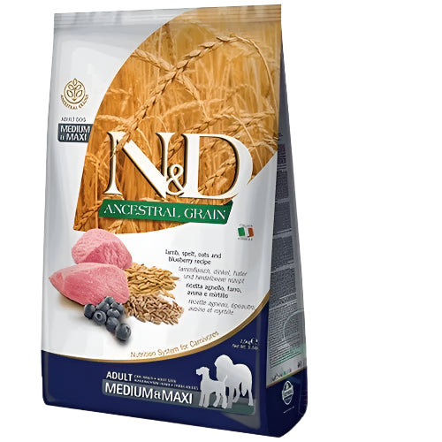 N&D Low Grain Adult Medium-Maxi - Jagnjetina
